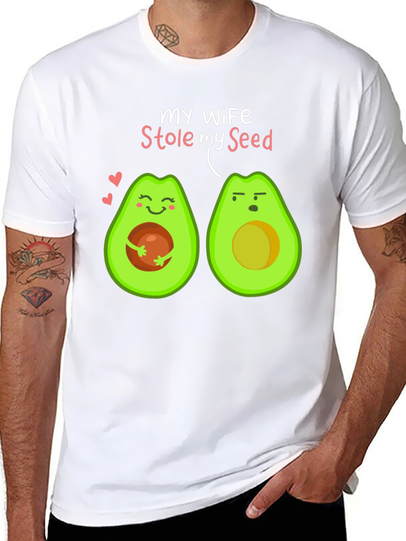 My Wife Stole My Seed Avocado T-Shirt