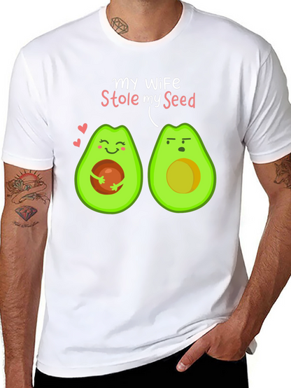 My Wife Stole My Seed Avocado T-Shirt