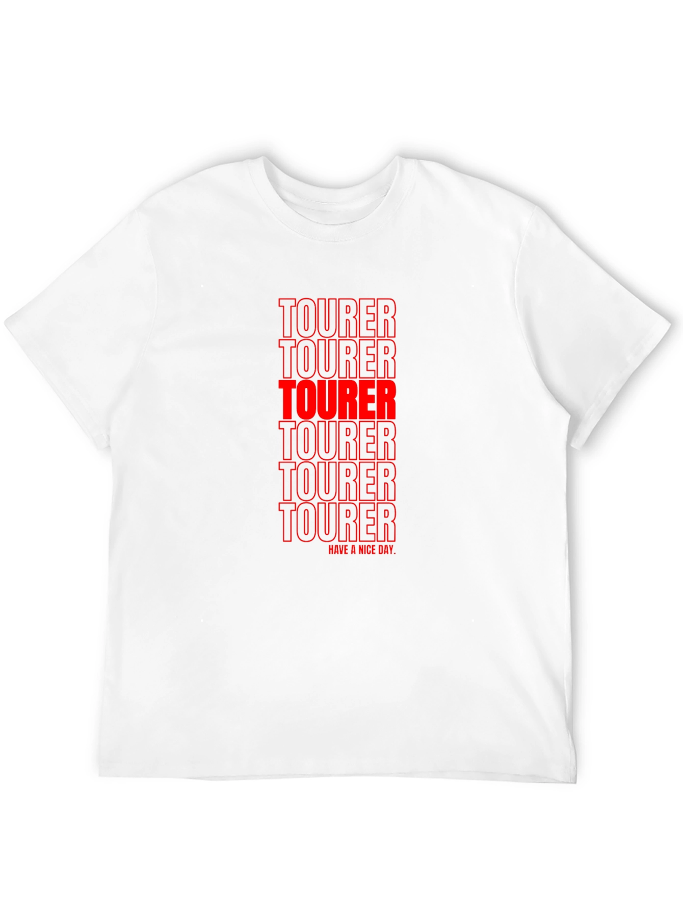 Tourer Graphic Print Mens Black T-Shirt