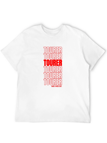 Tourer Graphic Print Mens Black T-Shirt