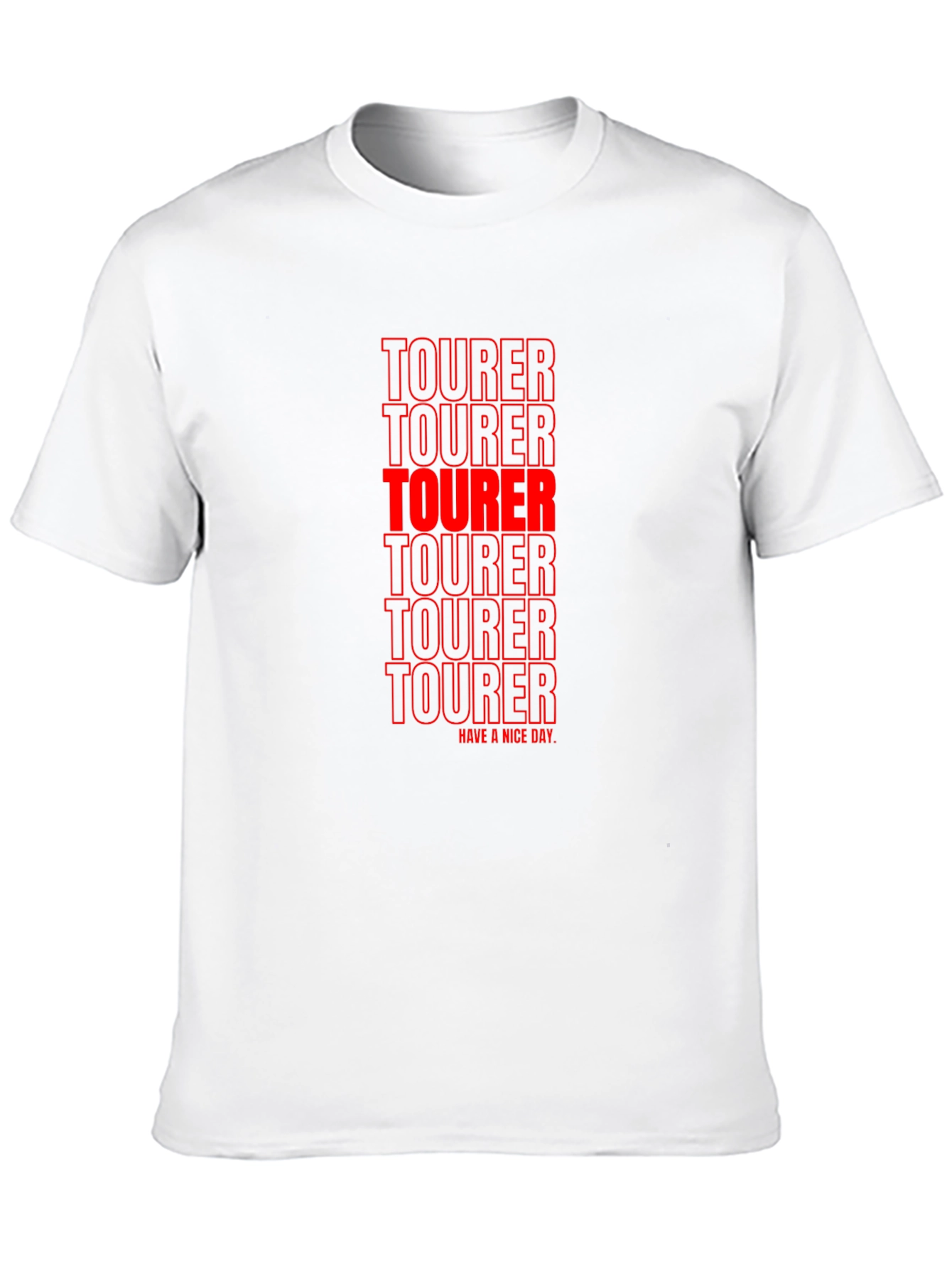 Tourer Graphic Print Mens Black T-Shirt