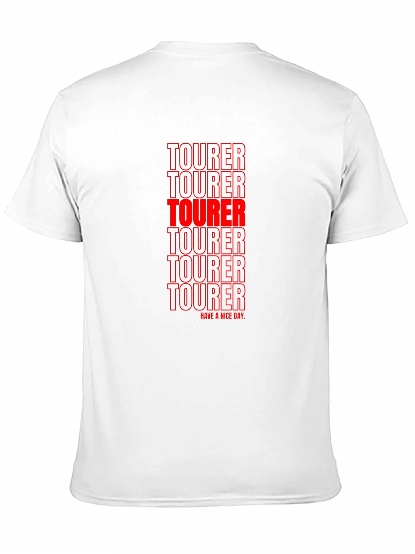 Tourer Graphic Print Mens Black T-Shirt
