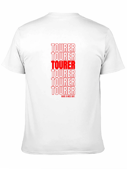 Tourer Graphic Print Mens Black T-Shirt