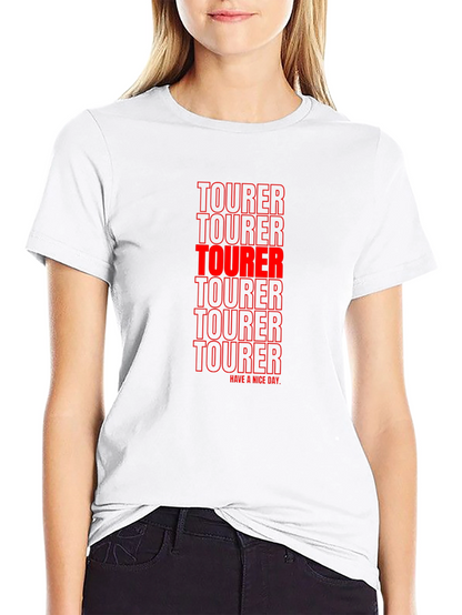 Tourer Graphic Print Mens Black T-Shirt