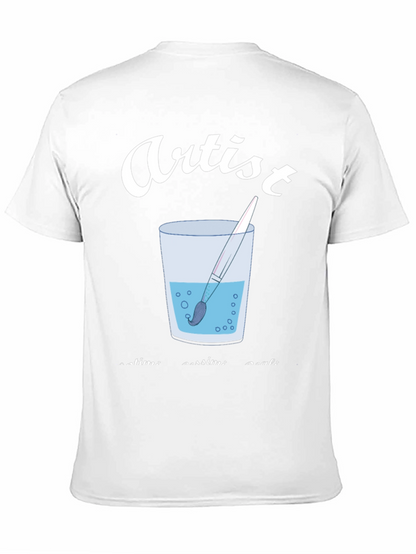 Artist Brush in Water T-Shirt - Creative Expression