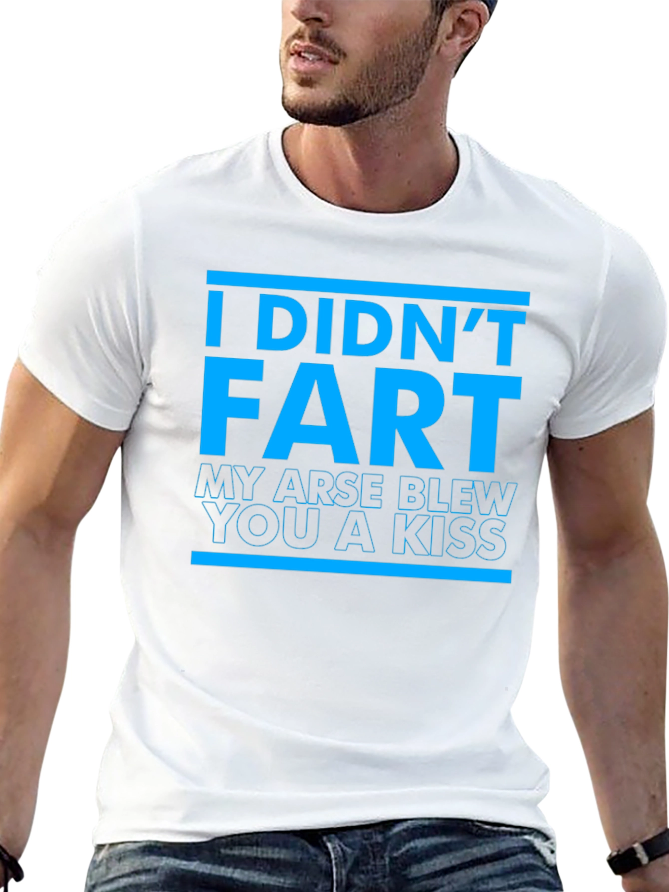 Funny I Didnt Fart Graphic T-Shirt