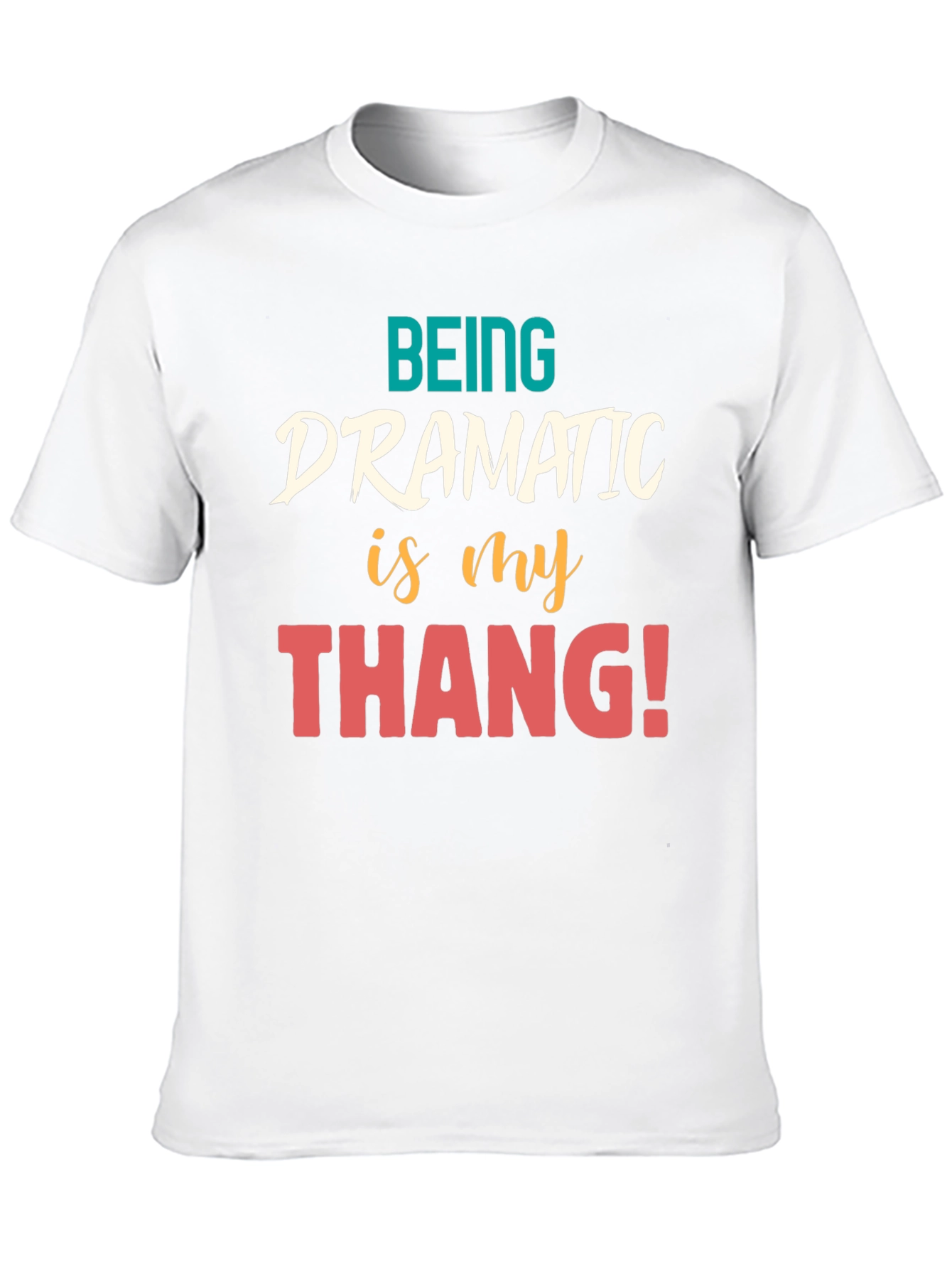Dramatic Thang Graphic Tee - Black