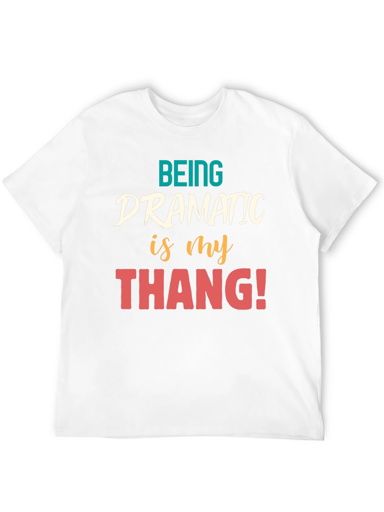 Dramatic Thang Graphic Tee - Black