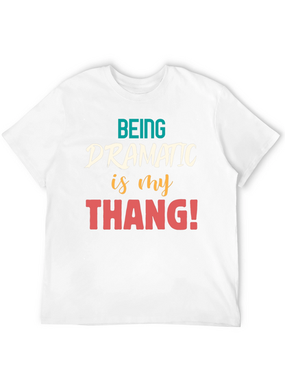 Dramatic Thang Graphic Tee - Black