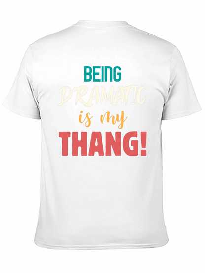 Dramatic Thang Graphic Tee - Black