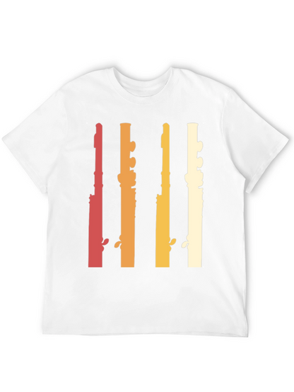 Retro Flute Musician T-Shirt