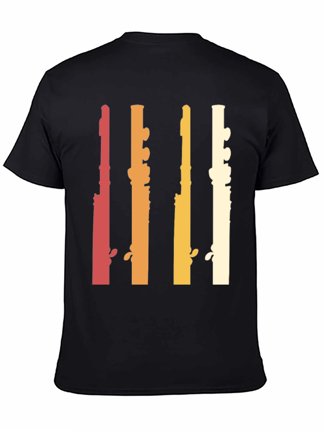 Retro Flute Musician T-Shirt