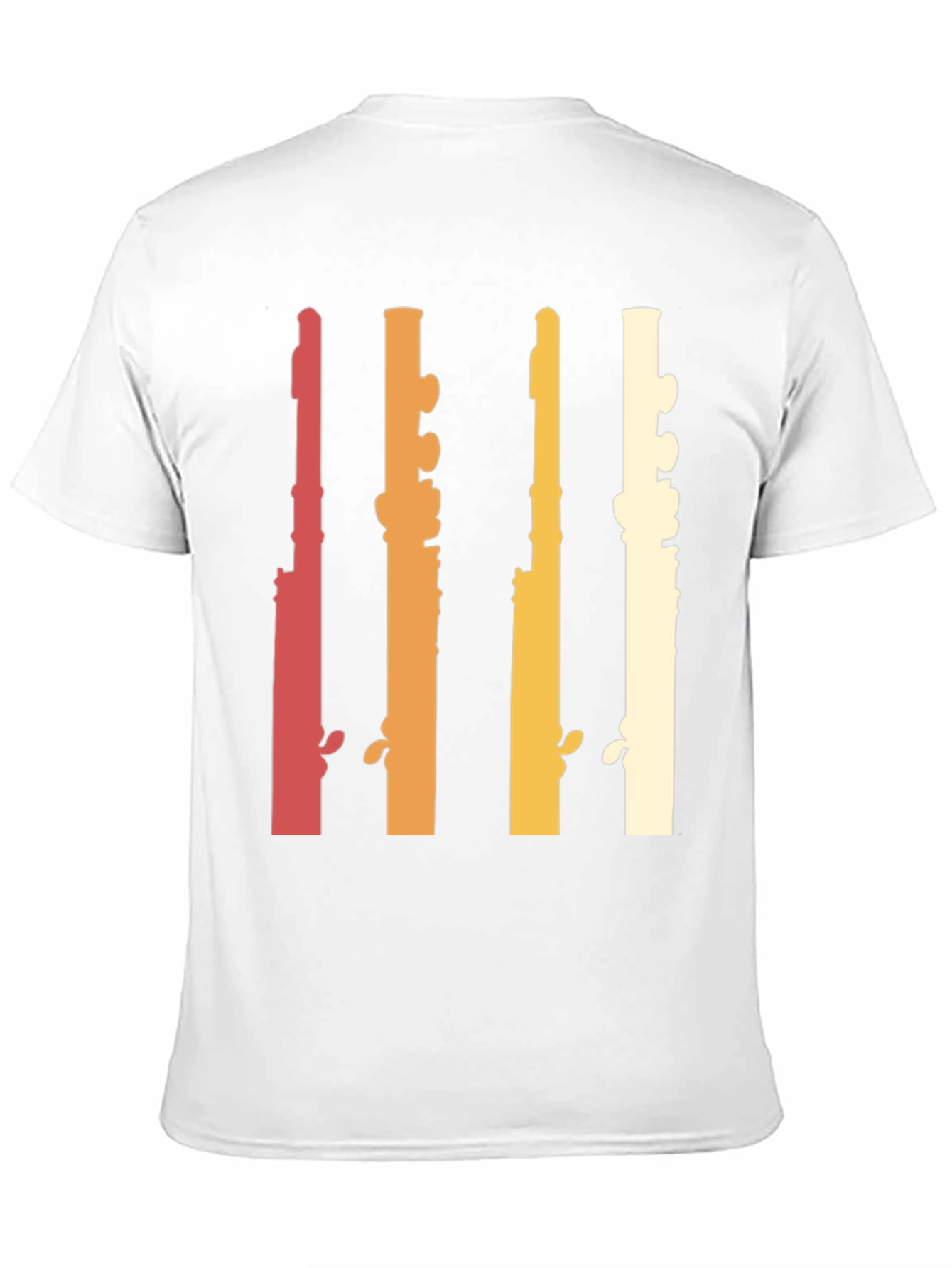 Retro Flute Musician T-Shirt