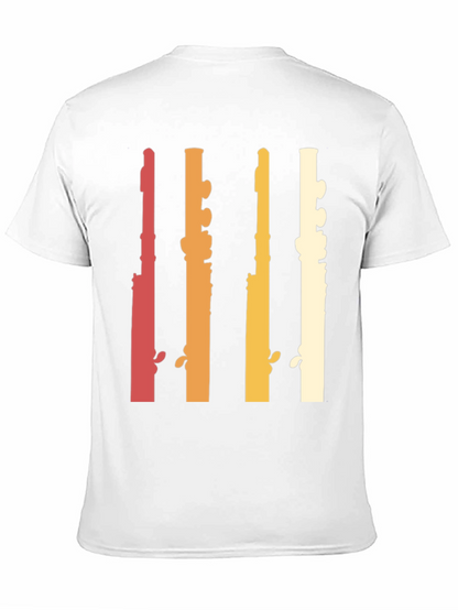 Retro Flute Musician T-Shirt