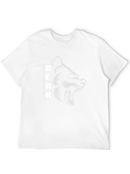 Mama Bear Graphic Tee - Black Cotton T-Shirt
