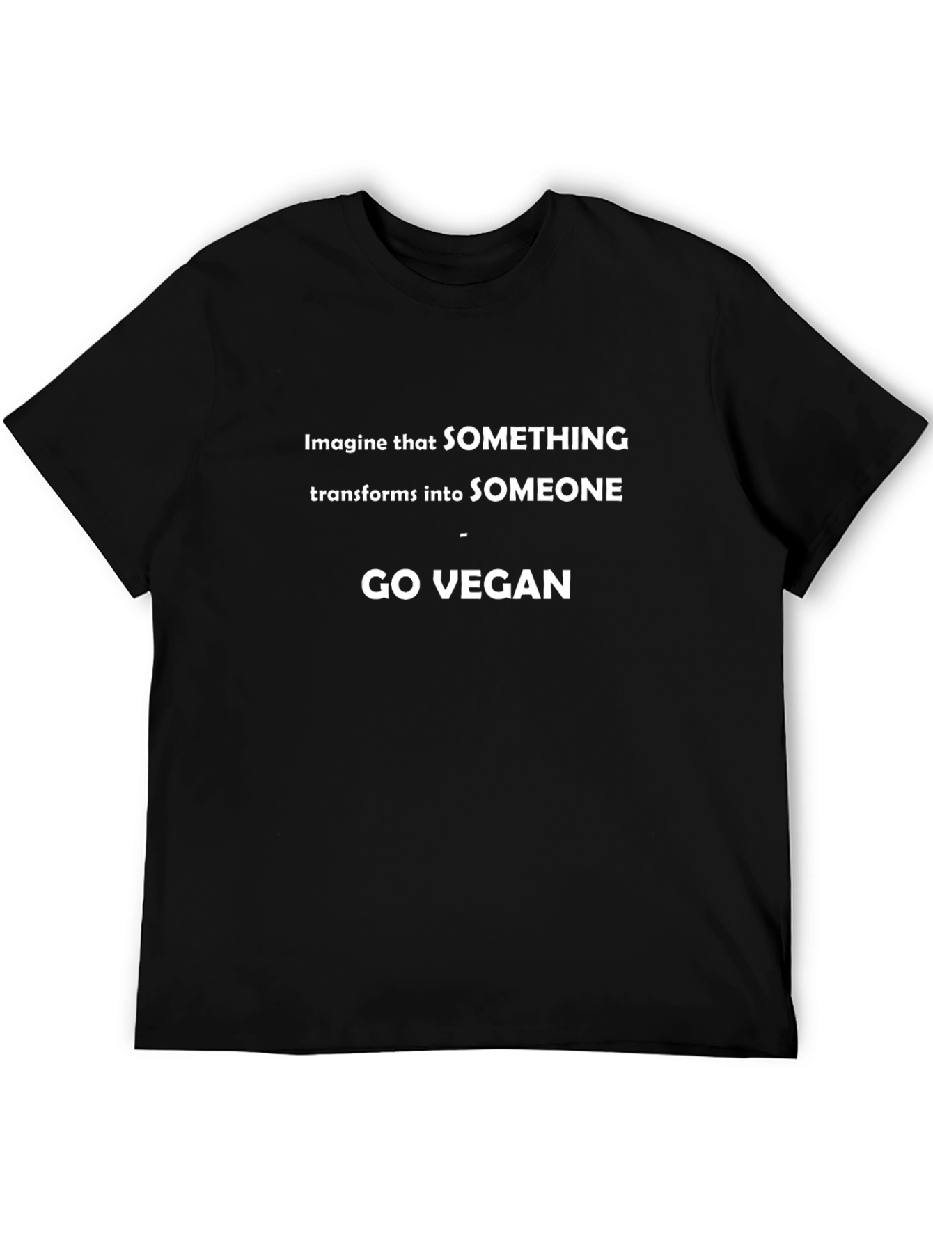 Go Vegan Graphic Tee - Imagine Something