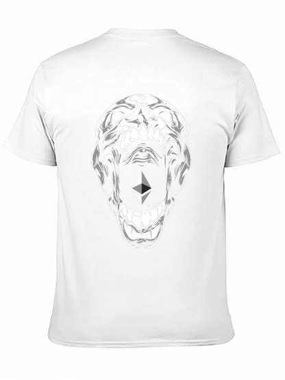 Ethereum Skull Graphic T-Shirt
