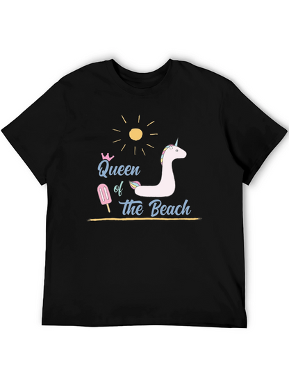 Queen of the Beach T-Shirt - Black