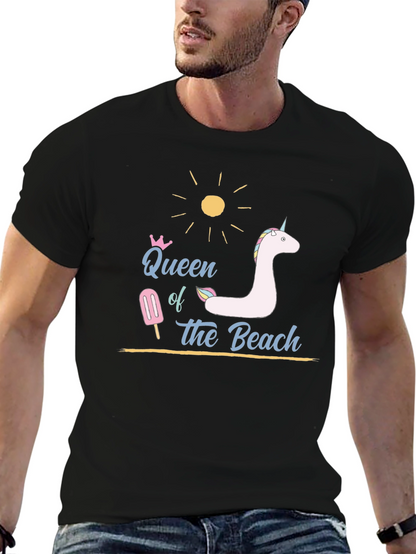 Queen of the Beach T-Shirt - Black