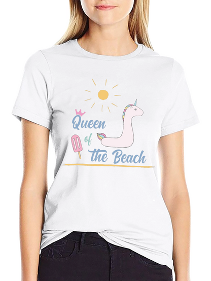 Queen of the Beach T-Shirt - Black