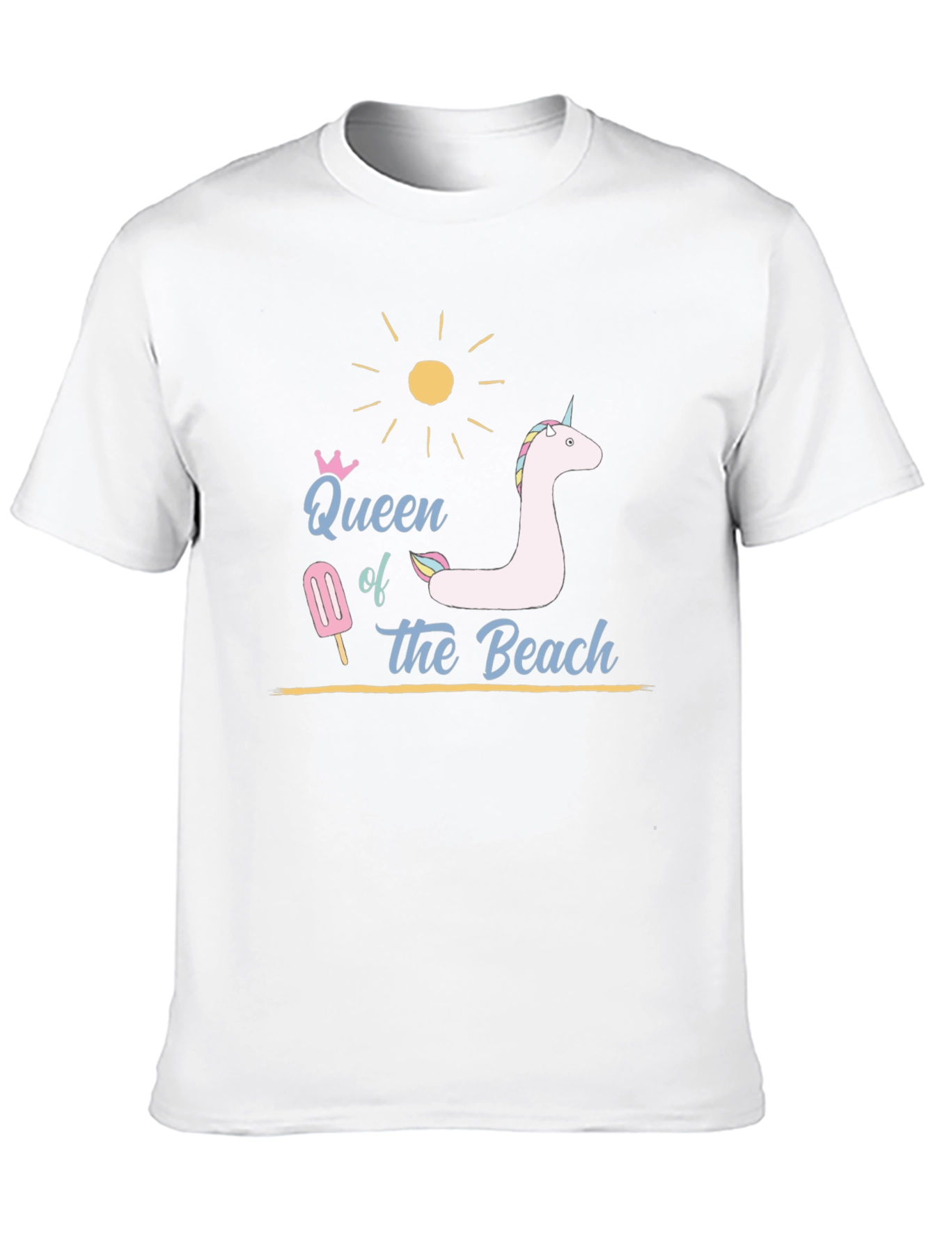 Queen of the Beach T-Shirt - Black