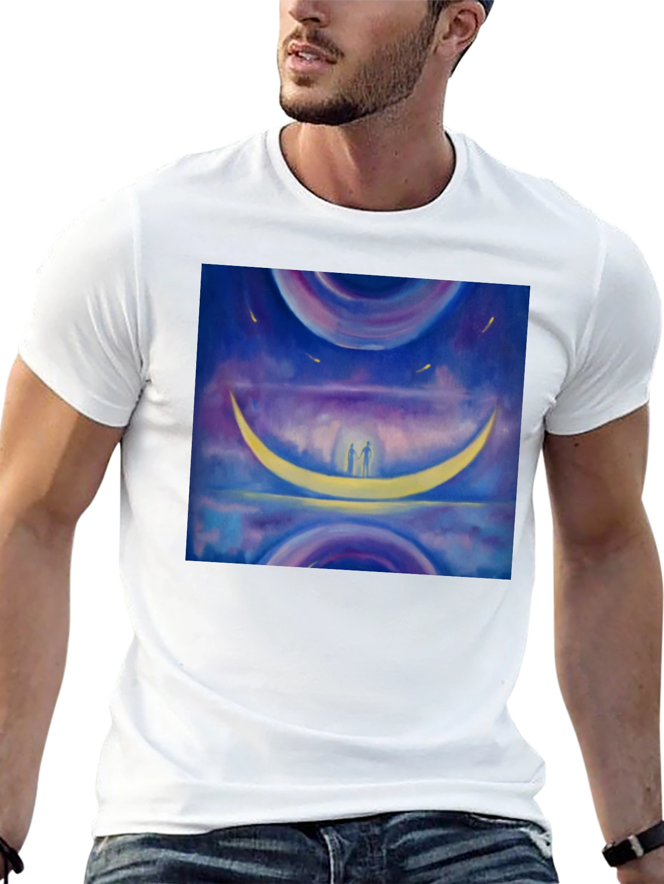 Dreamy Moon Couple T-Shirt