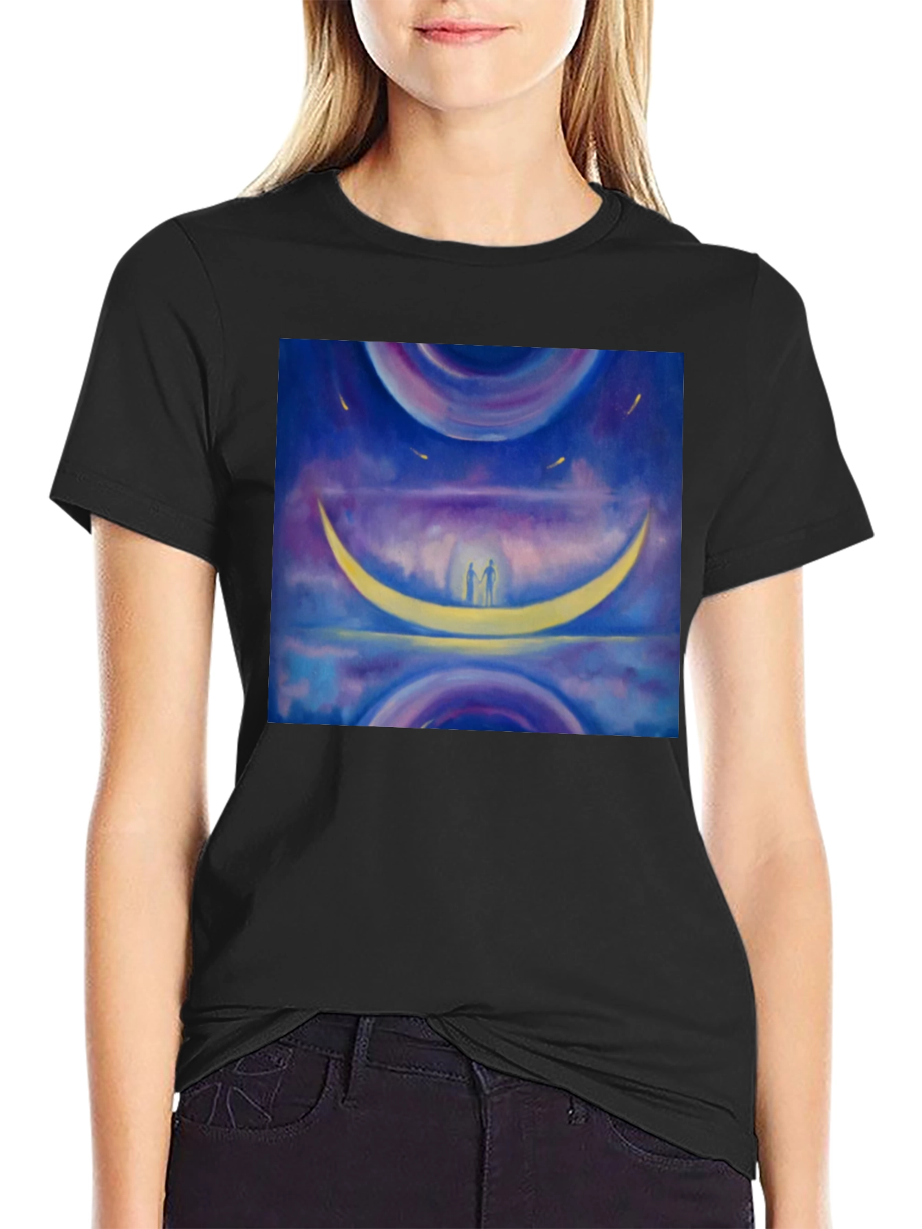 Dreamy Moon Couple T-Shirt