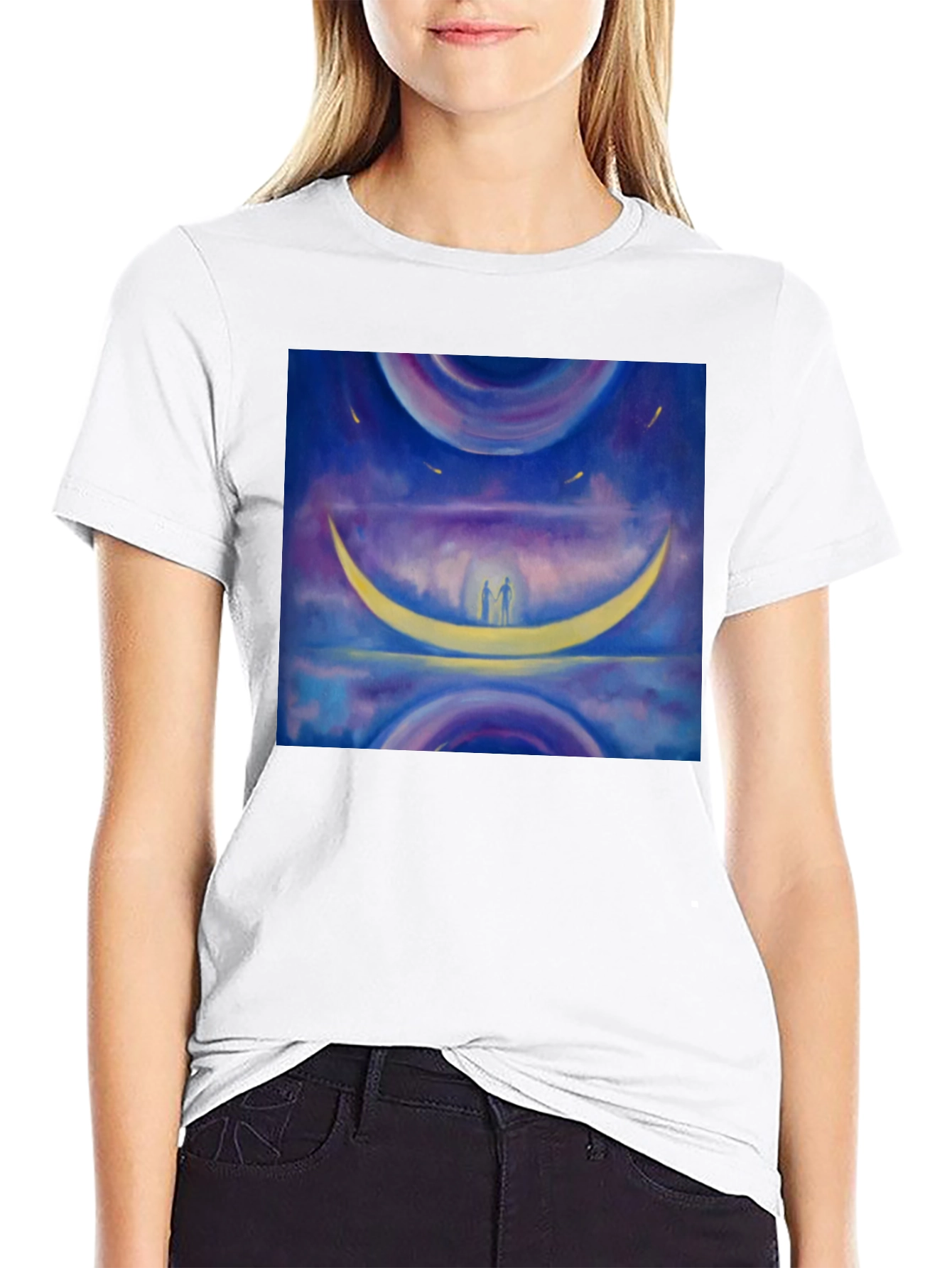 Dreamy Moon Couple T-Shirt