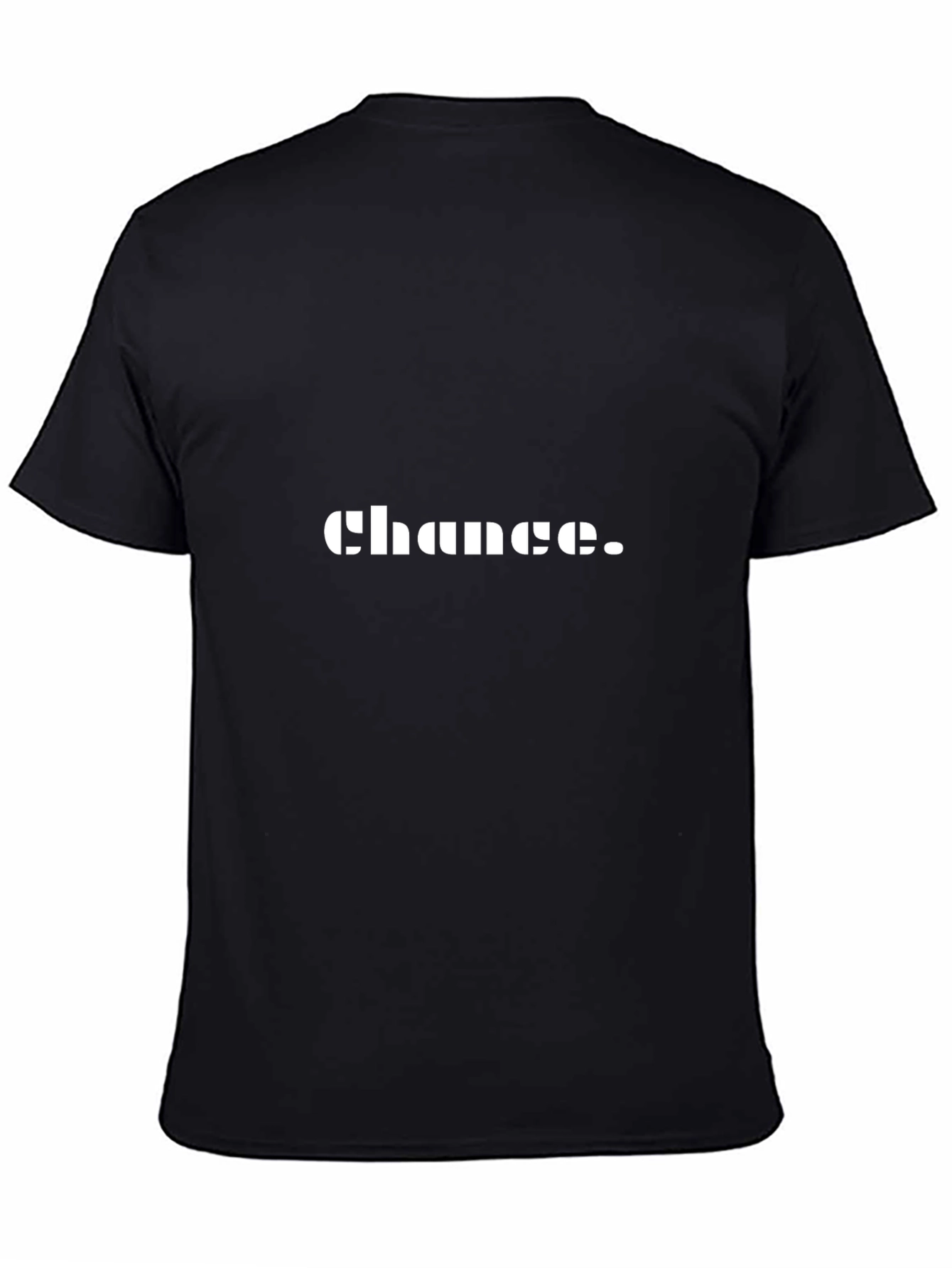 Chance Graphic Tee - Black Short Sleeve T-Shirt