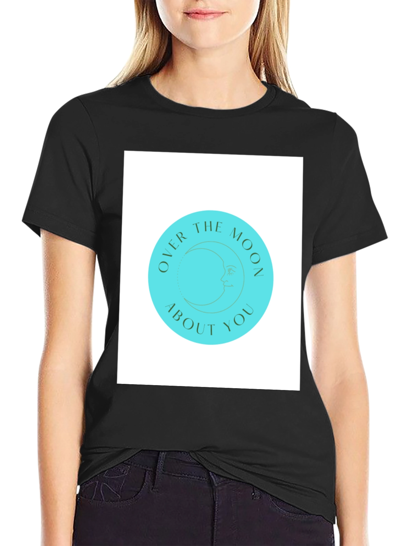 Over the Moon About You Graphic Tee