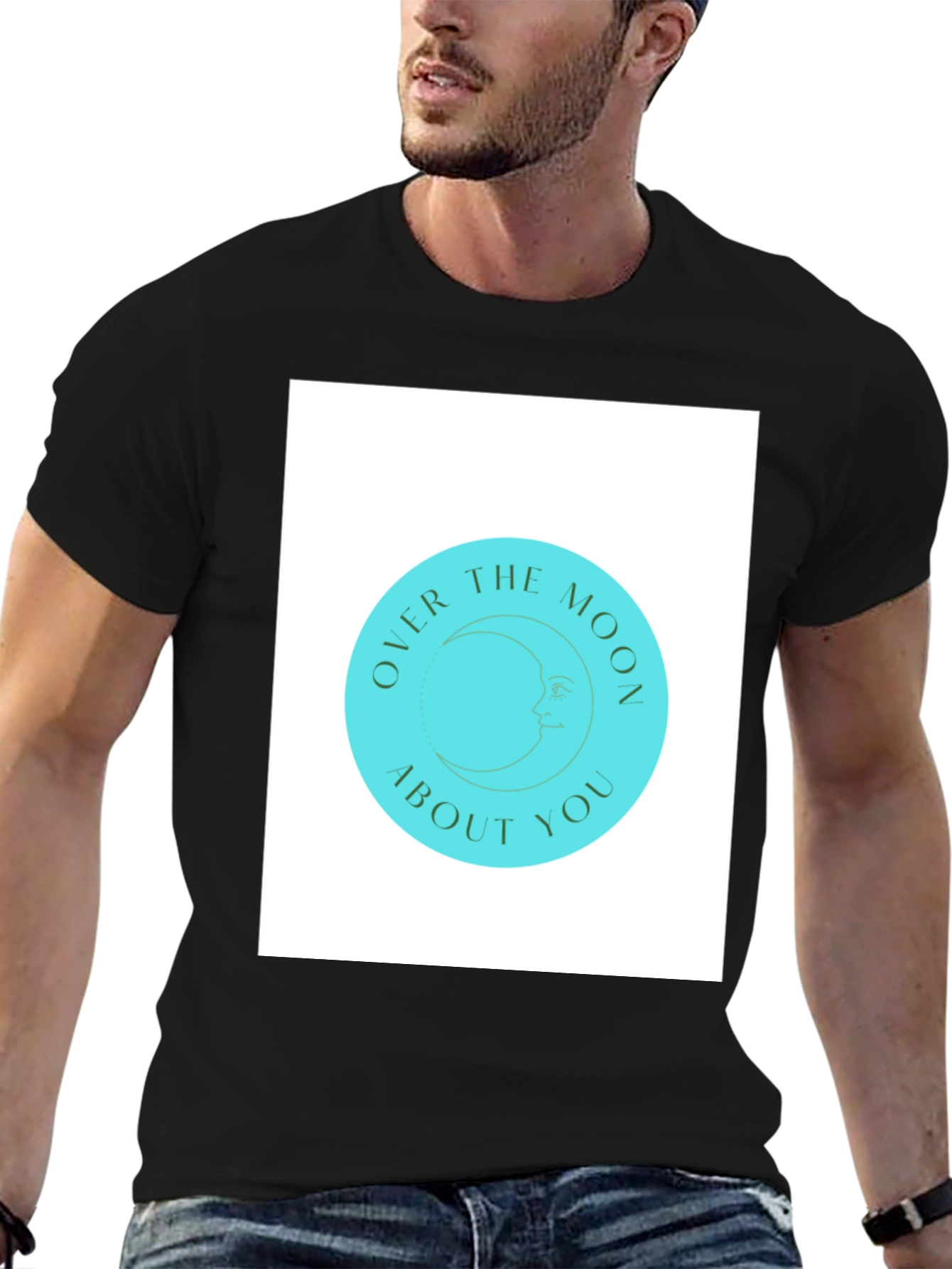 Over the Moon About You Graphic Tee