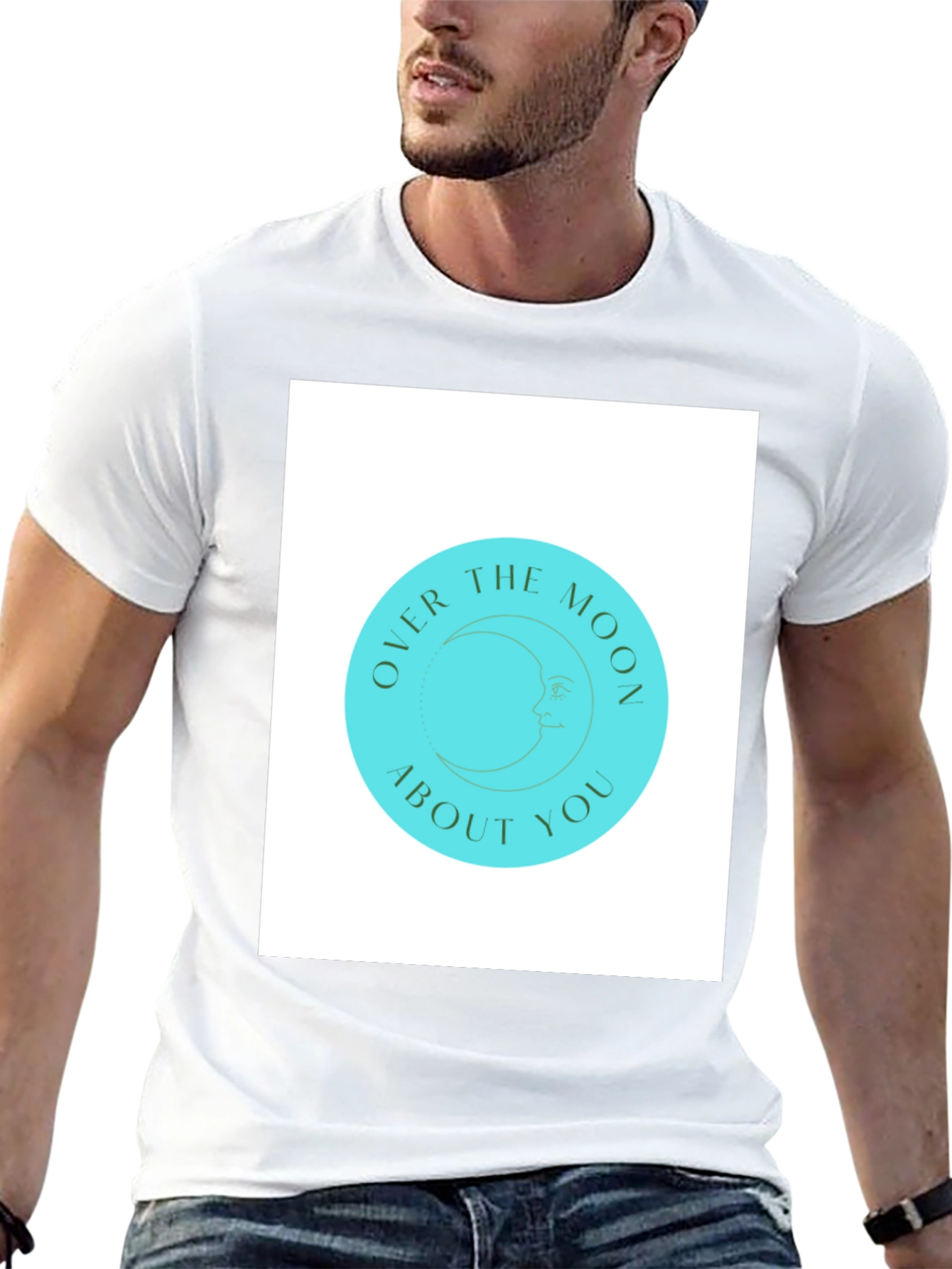 Over the Moon About You Graphic Tee