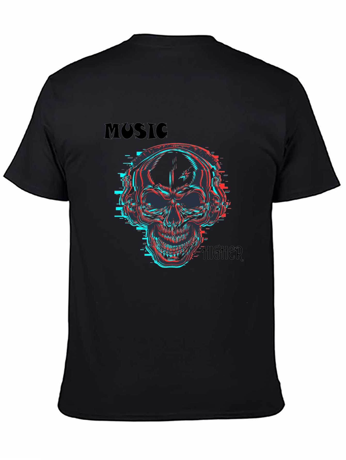 Skull Music T-Shirt - Vibrant & Edgy Design
