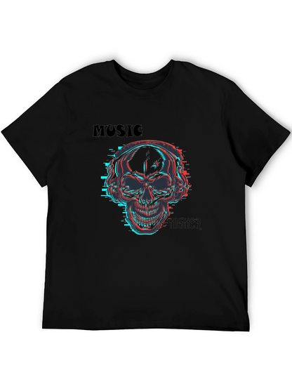 Skull Music T-Shirt - Vibrant & Edgy Design