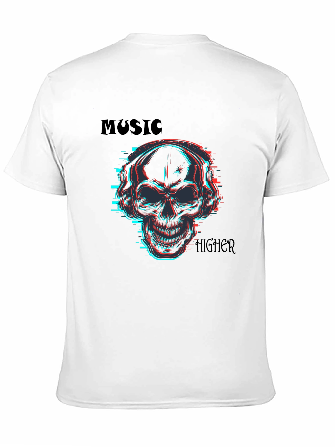 Skull Music T-Shirt - Vibrant & Edgy Design
