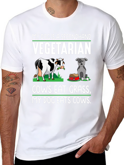 My Dog is a Secondhand Vegetarian T-Shirt