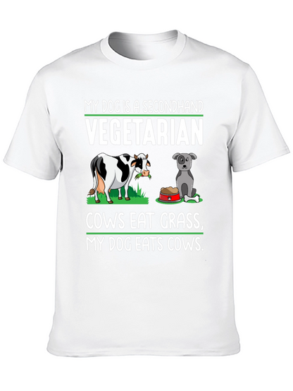 My Dog is a Secondhand Vegetarian T-Shirt