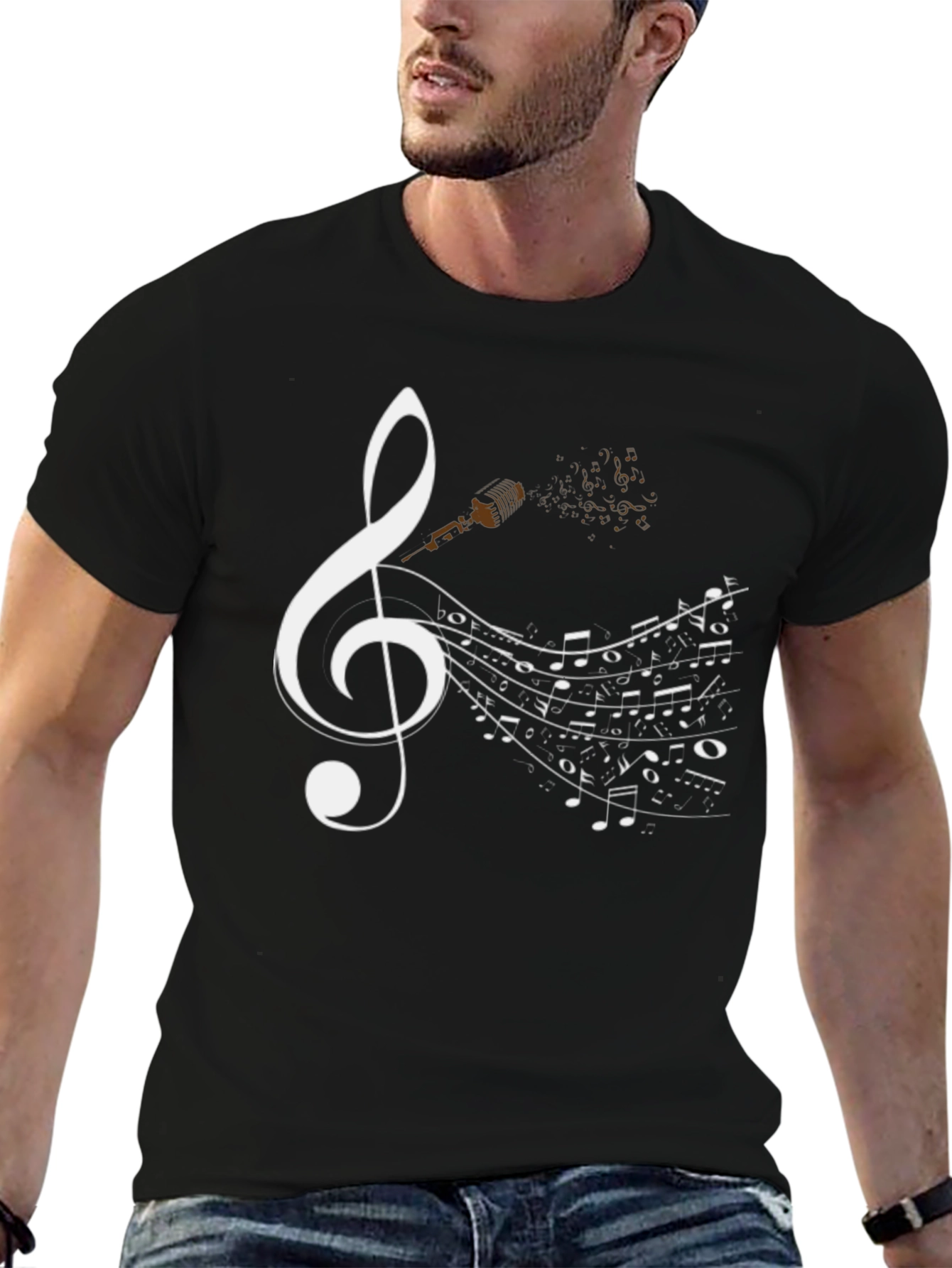 Musical Notes Graphic Tee