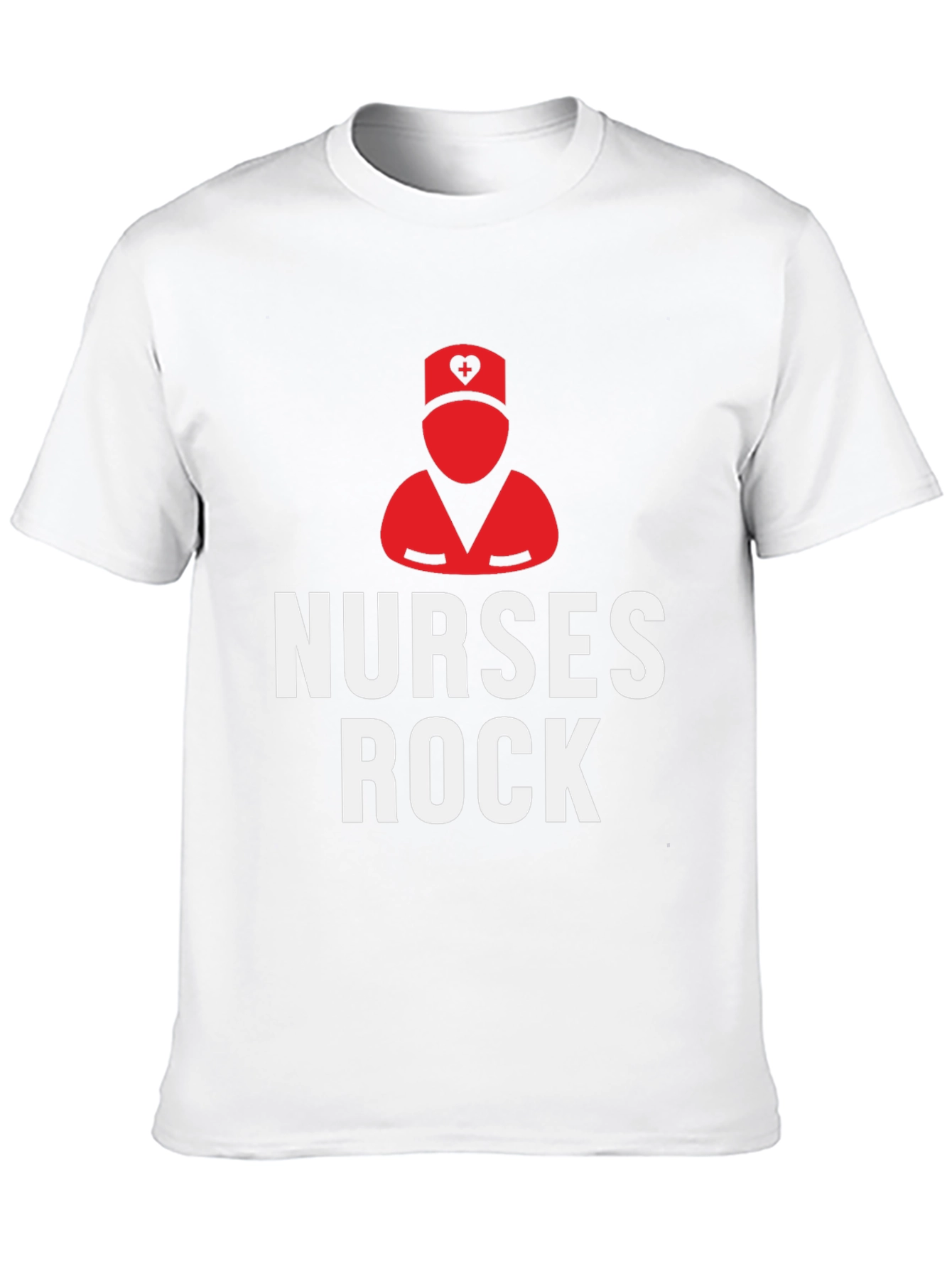 Nurses Rock Graphic T-Shirt - Black