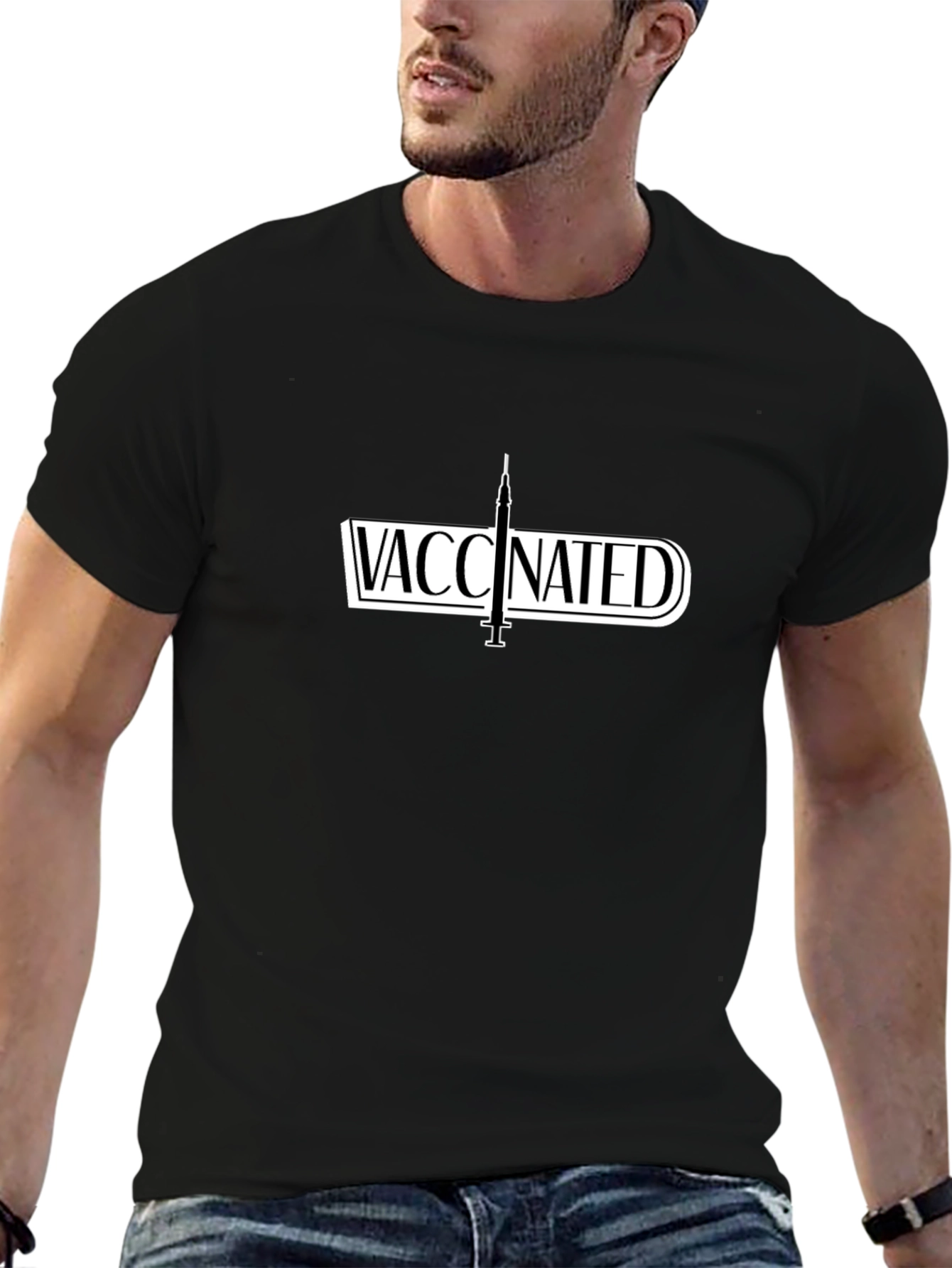Vaccinated Tee - Stay Safe Stay Stylish