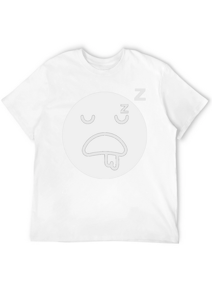 Sleepy Face Black T-Shirt