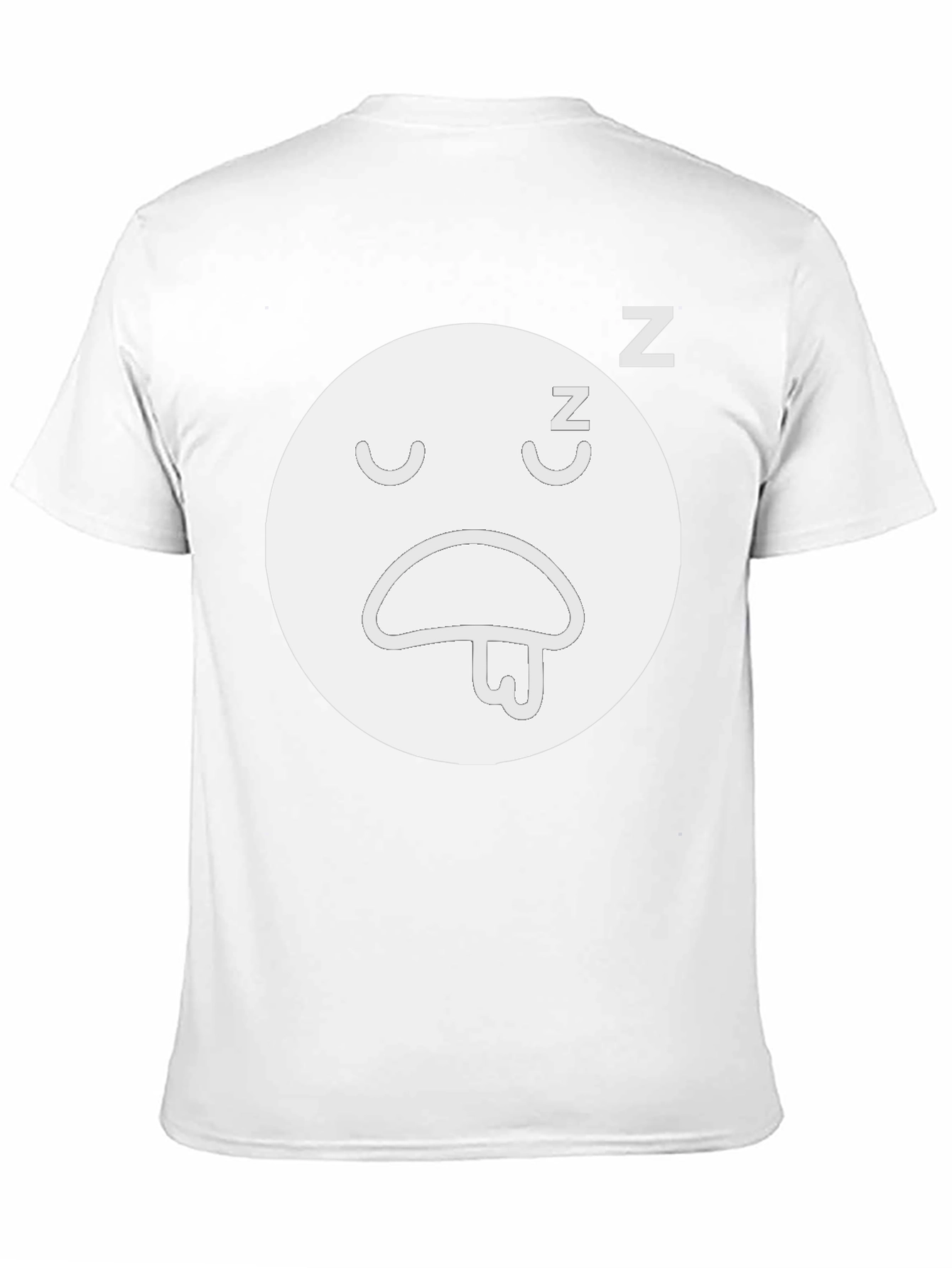 Sleepy Face Black T-Shirt