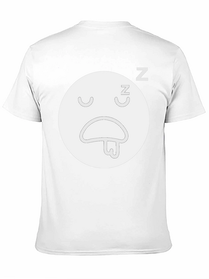 Sleepy Face Black T-Shirt