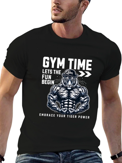 Gym Time Tiger Power T-Shirt