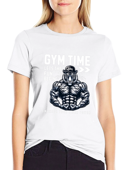 Gym Time Tiger Power T-Shirt
