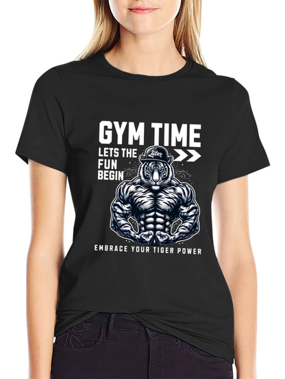 Gym Time Tiger Power T-Shirt