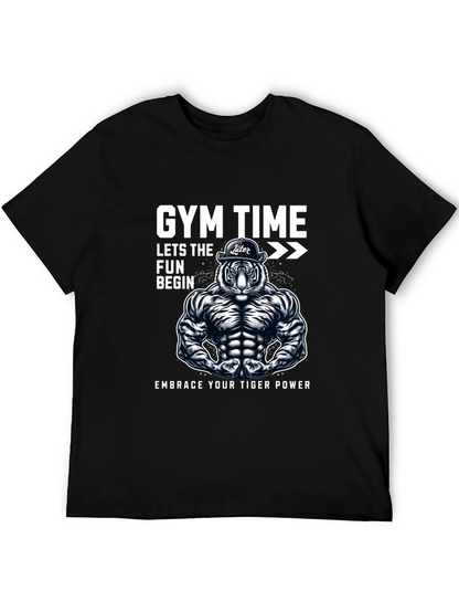 Gym Time Tiger Power T-Shirt