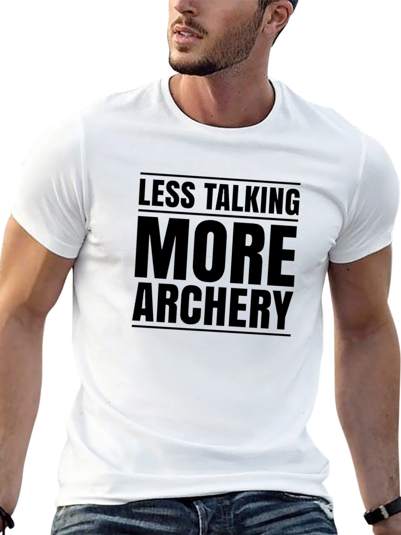 Archery T-Shirt: Less Talking More Archery!