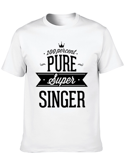 Pure Super Singer Black Graphic Tee