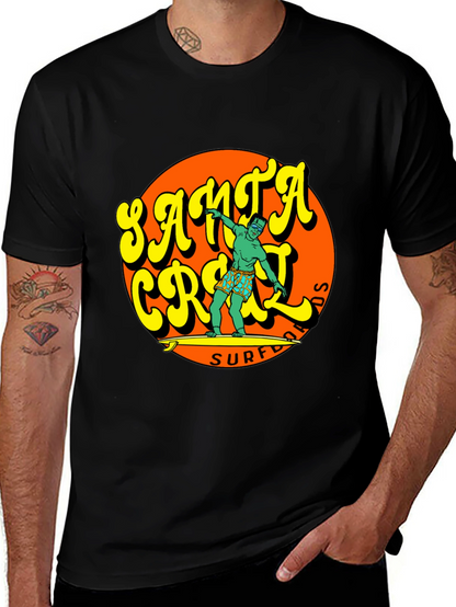 Santa Cruz Surf T-Shirt - Retro Style